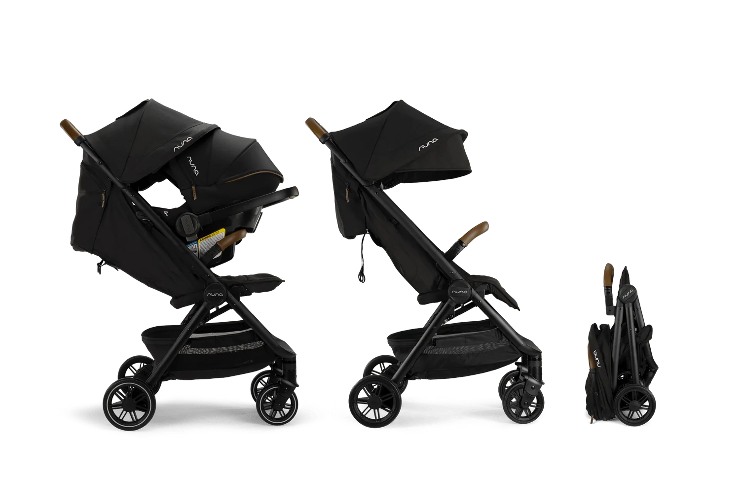 PIPA urbn + TRVL Lightweight Travel System in Caviar - Image 8