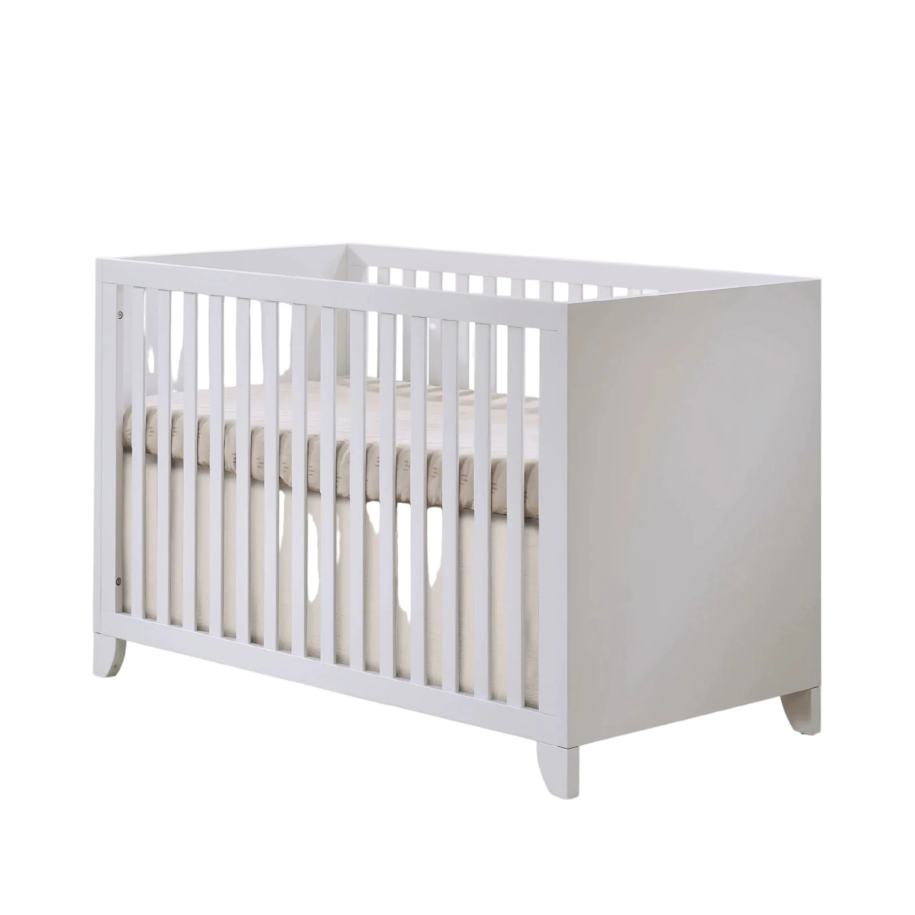 Tulip  Aiko Crib and 3 Drawer dresser set in White - Image 3