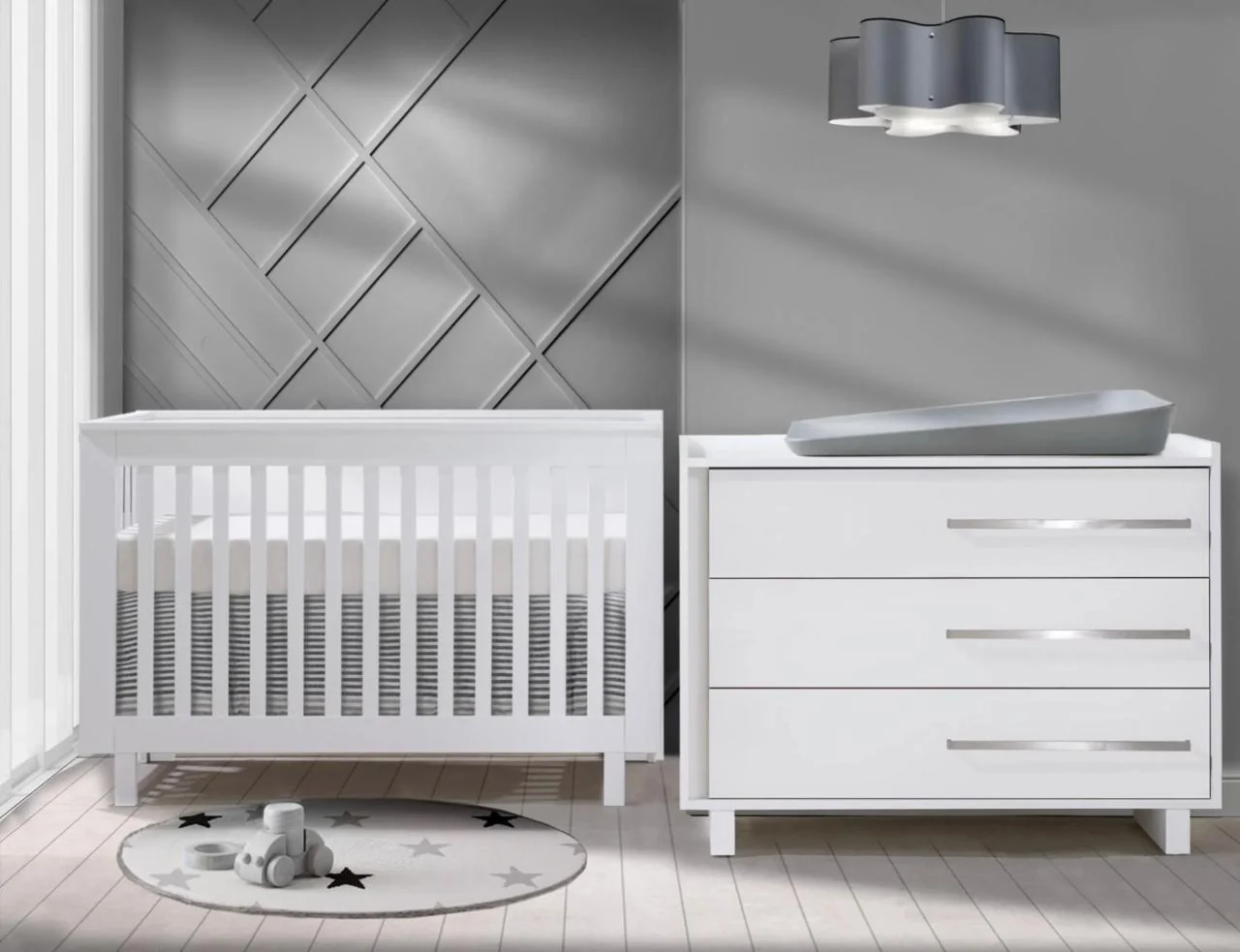 Tulip Urban Crib and Dresser Combo - Image 5